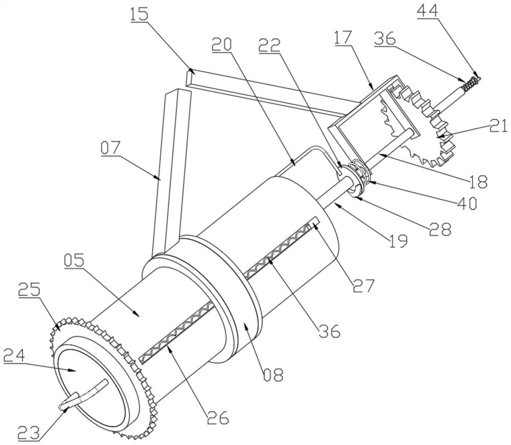 Efficient test tube oscillation device for hospital clinical laboratory