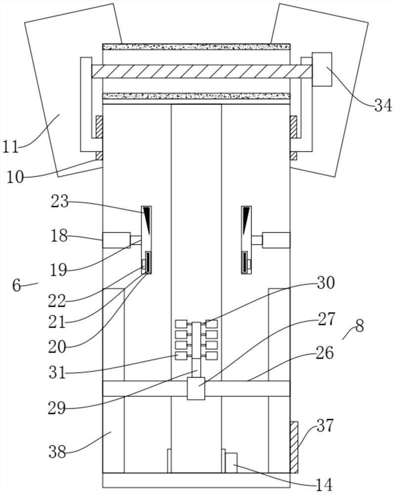 Wooden furniture plate machining device