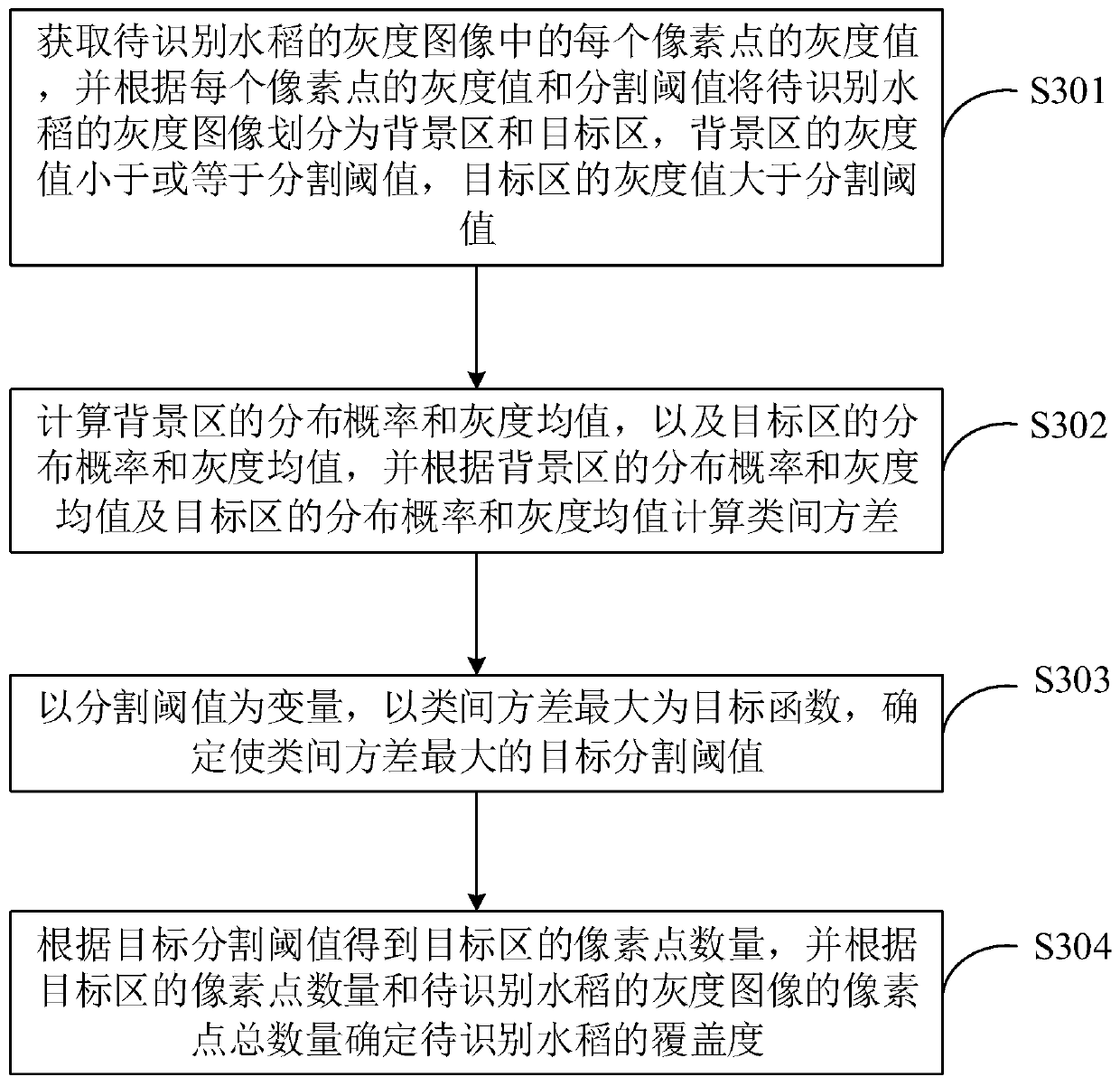 Rice tillering stage identification method and terminal equipment