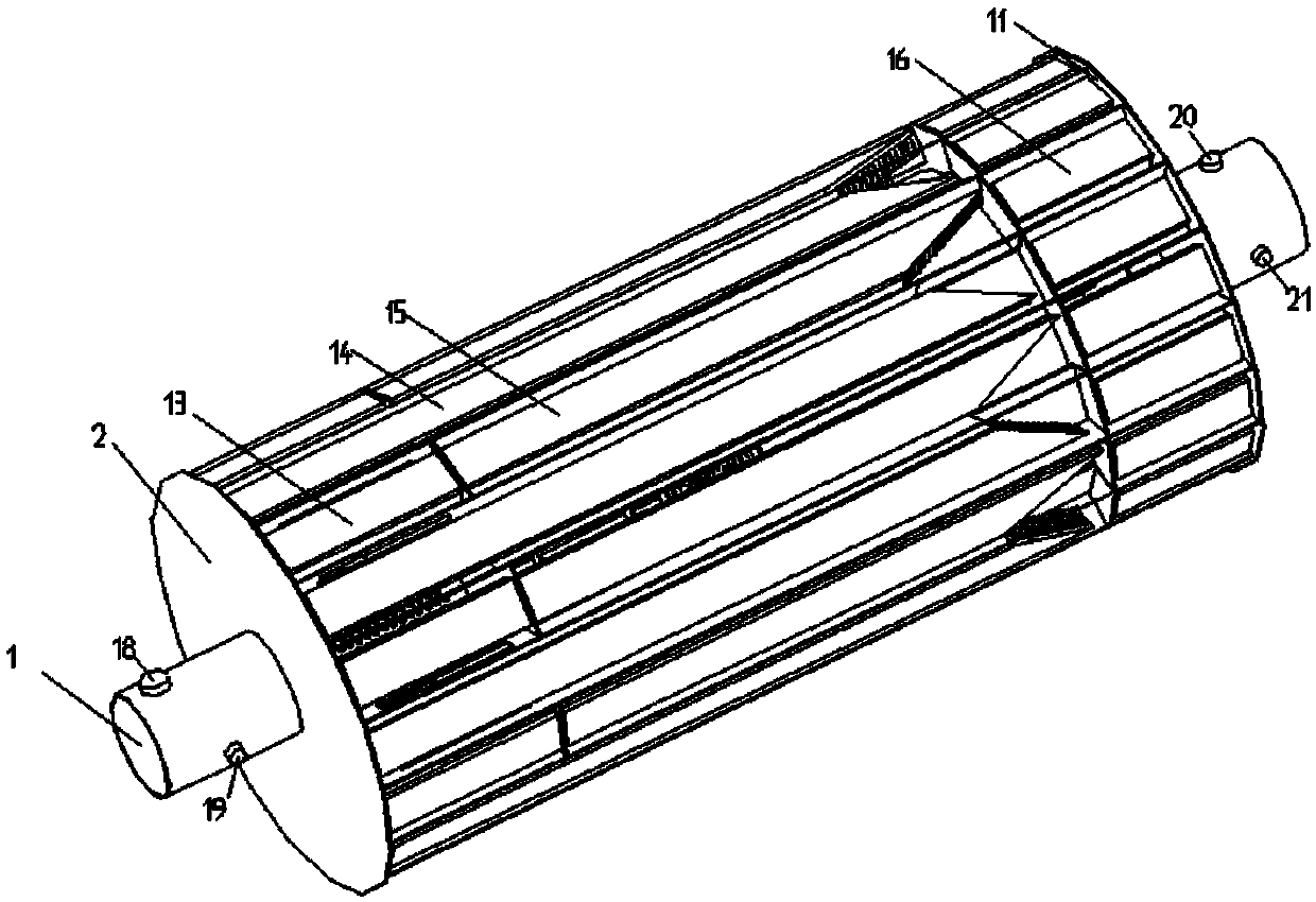 Vehicle exhaust air temperature difference power generation heat exchanger