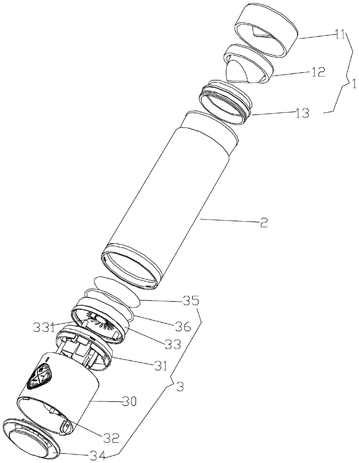 Liquid massage appliance