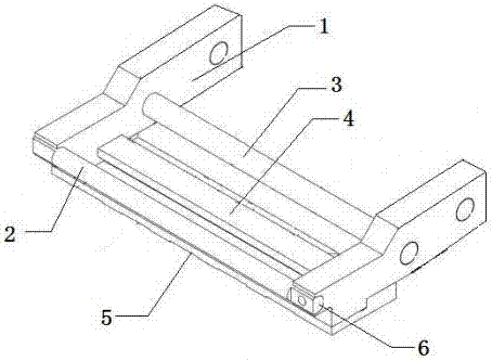 Cold heading machine manipulator frame fixing seat