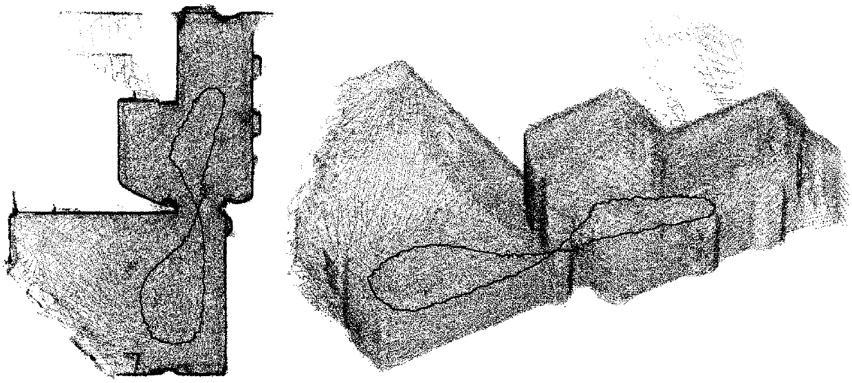 Indoor real-time positioning and three-dimensional map construction method based on single-line laser