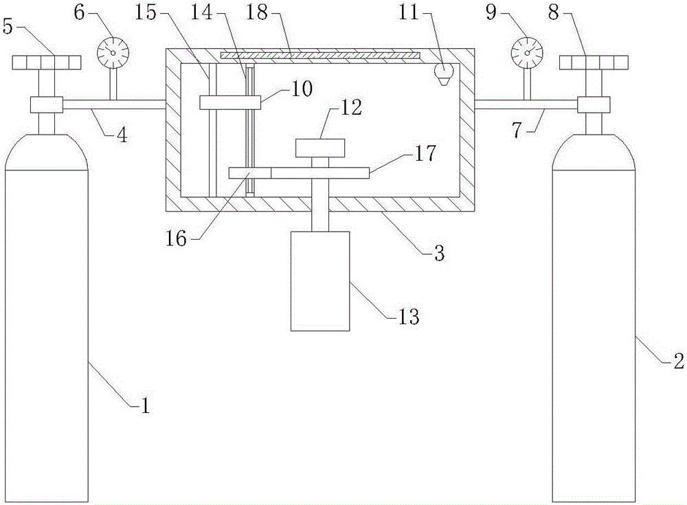 Mechanical part surface burr removing device