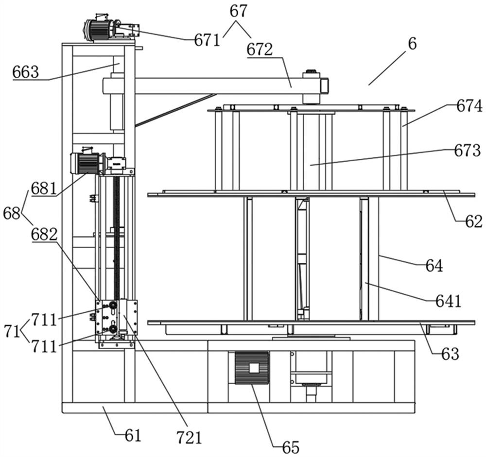 Take-up device and cable rewinding machine