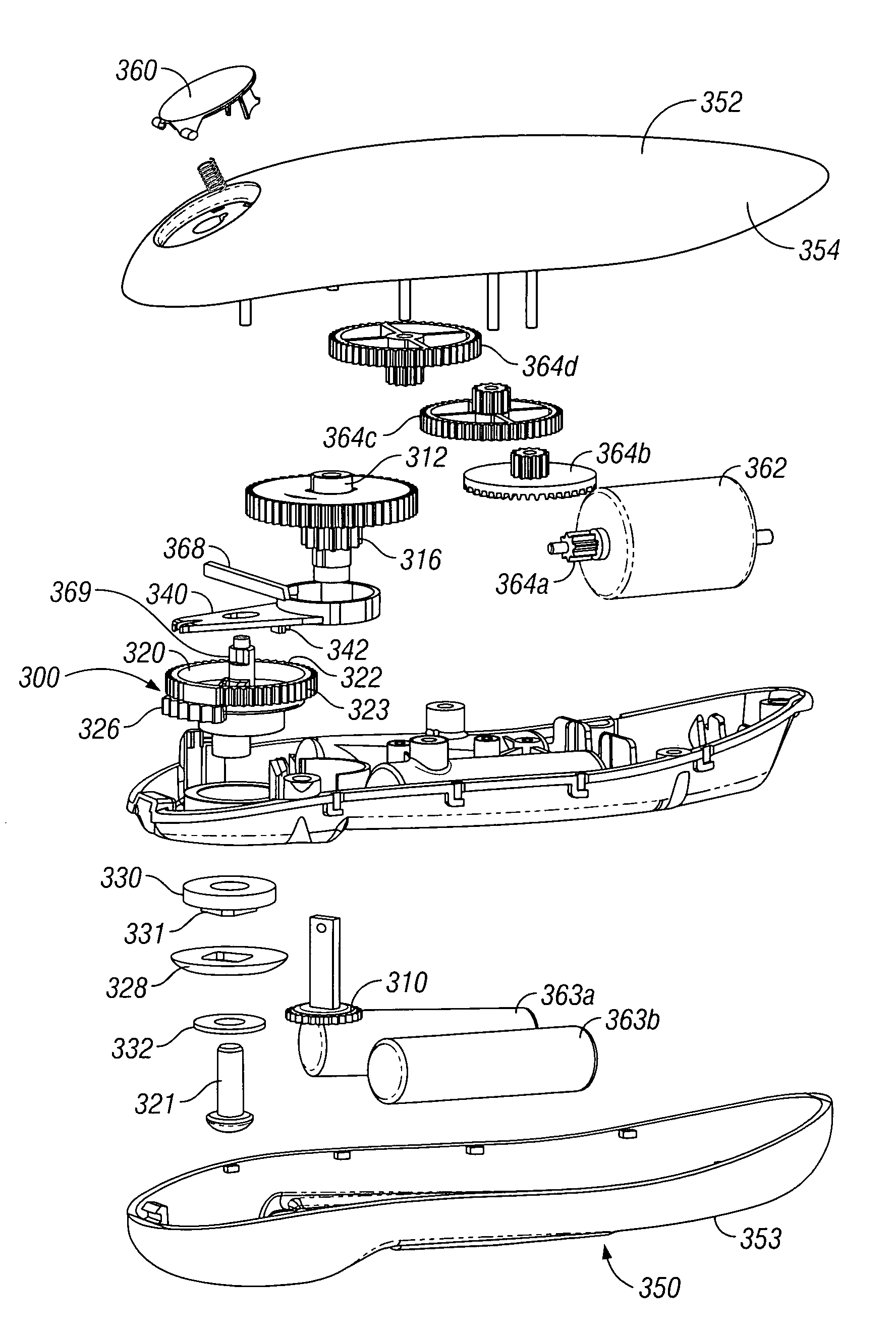 Mechanism for can opener