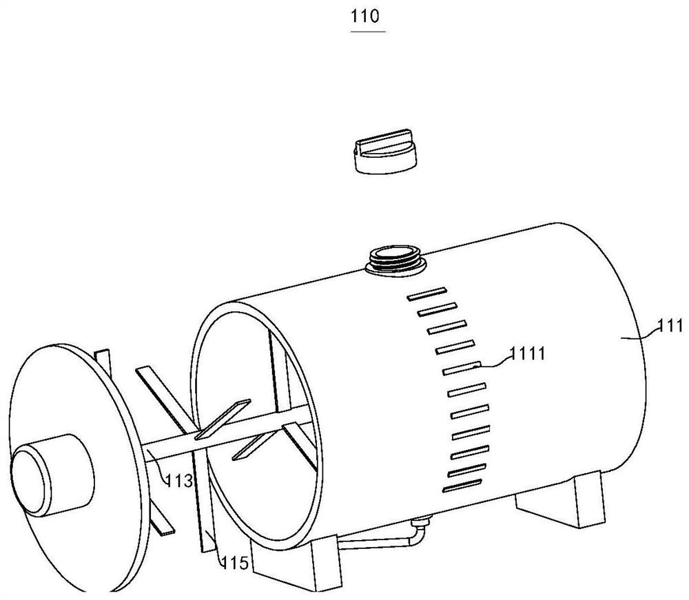 Spraying structure and spraying device