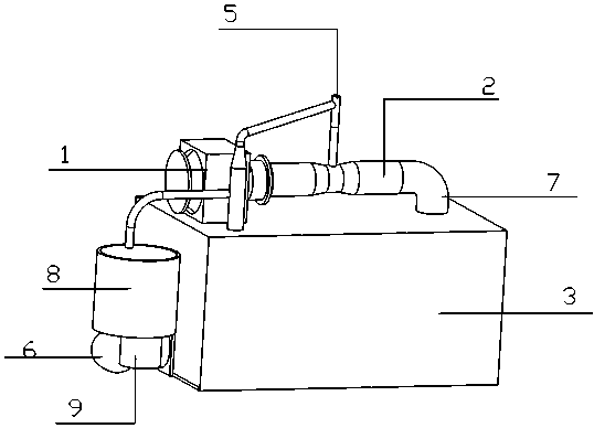 Efficient ozone gas dissolving device