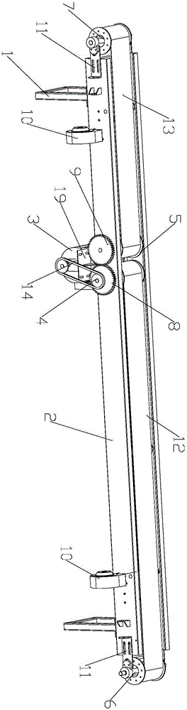 Different-direction conveying machine