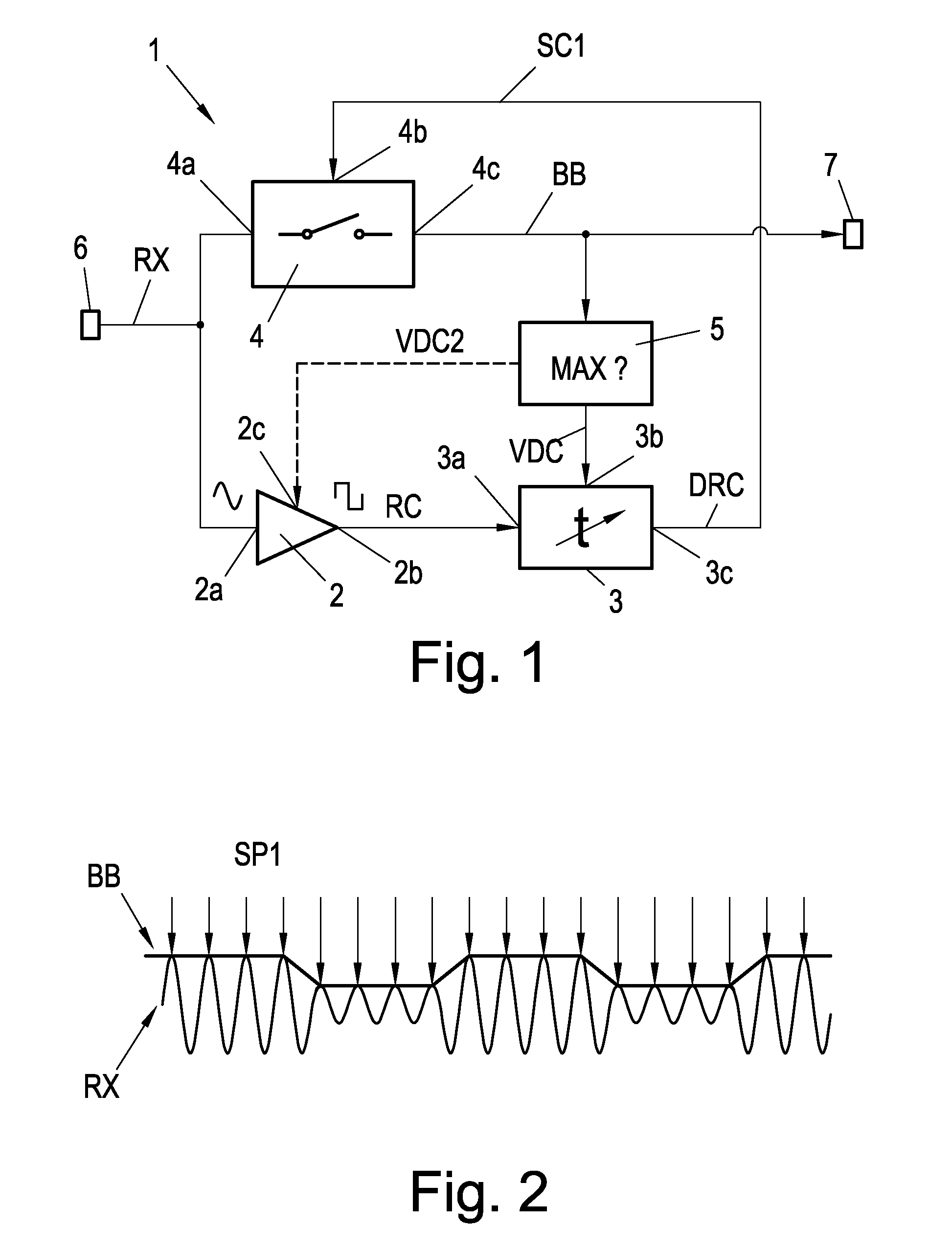 Demodulation circuit for ASK coded or amplitude modulated signals as wells as NFC and RFID devices comprising the same