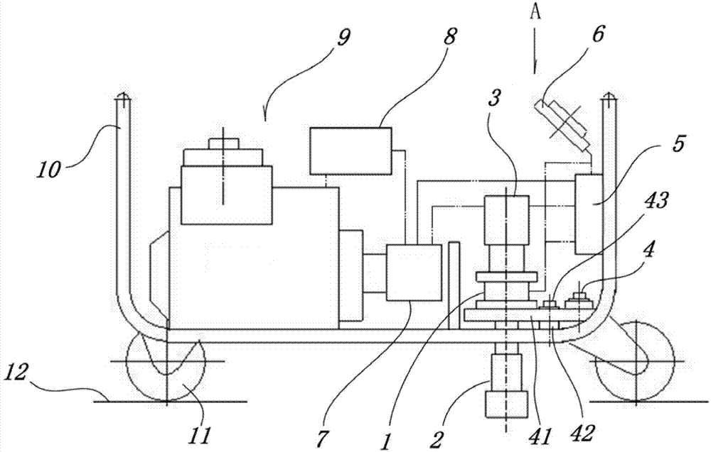 High-precision intelligentized rail fastener bolt wrench and operating method thereof