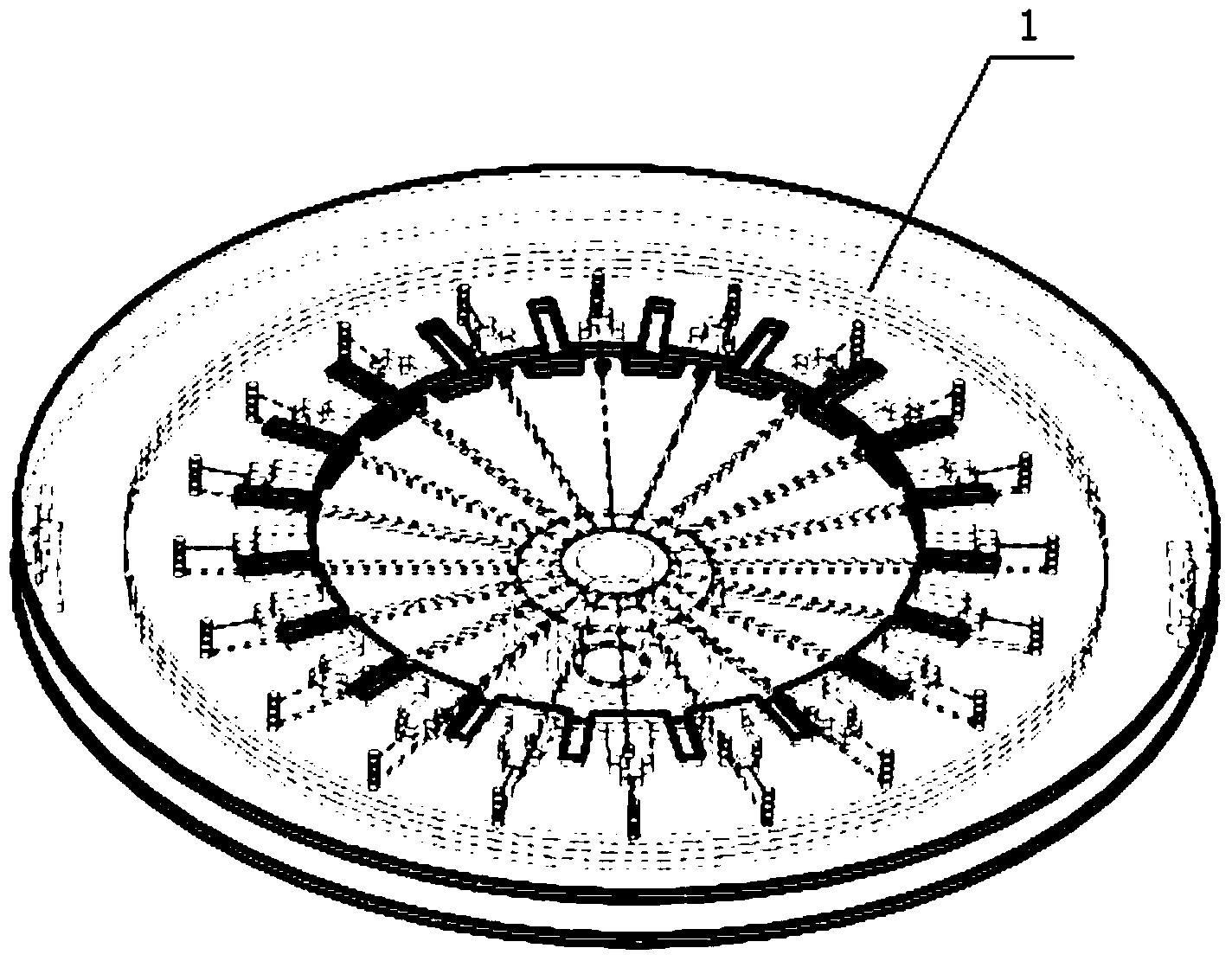 Micro-fluidic- technique-based living cell culture device