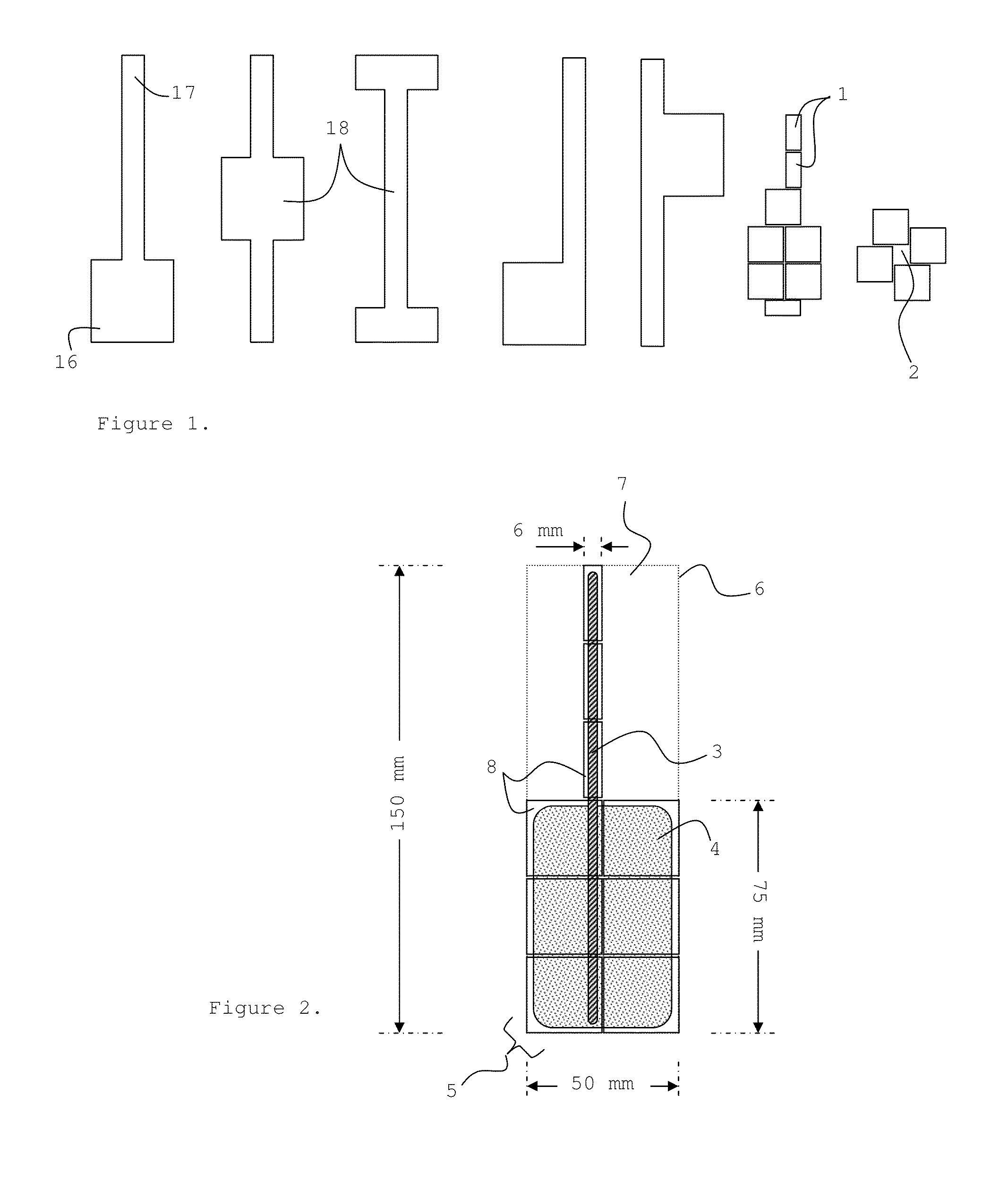 Radiation imaging device with irregular rectangular shape and extraoral dental imaging system therefrom