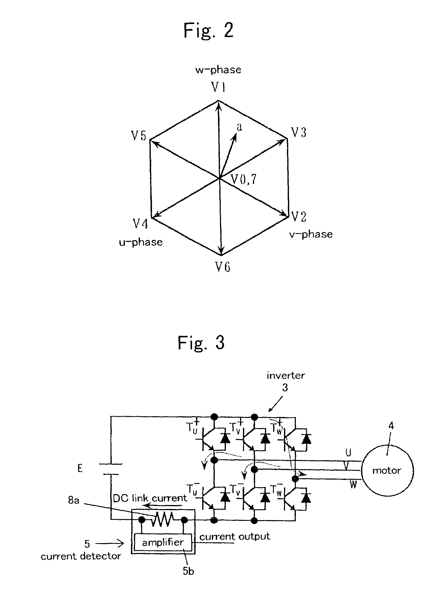 Phase current detector