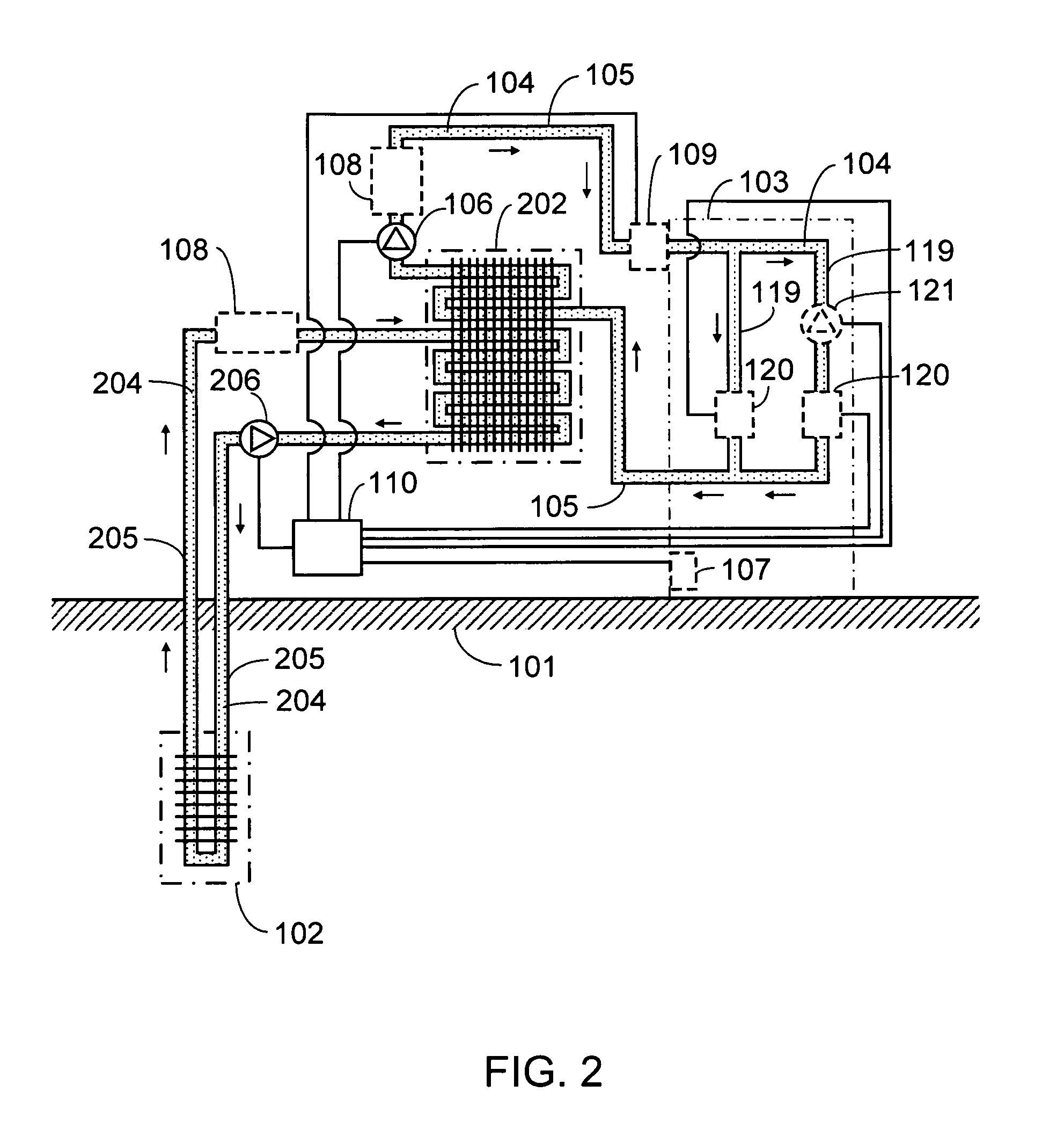 Semiconductor application installation adapted with a temperature equalization system