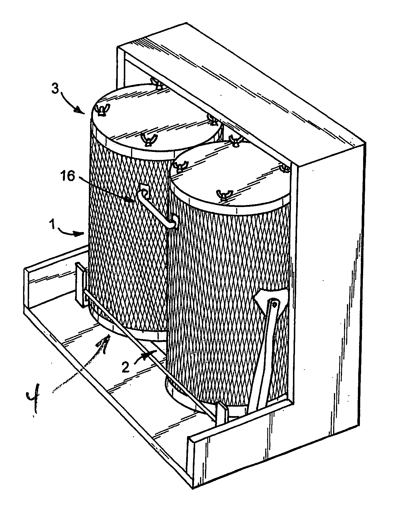 Economical filter changing apparatus and method for electrical discharge machines and other applications