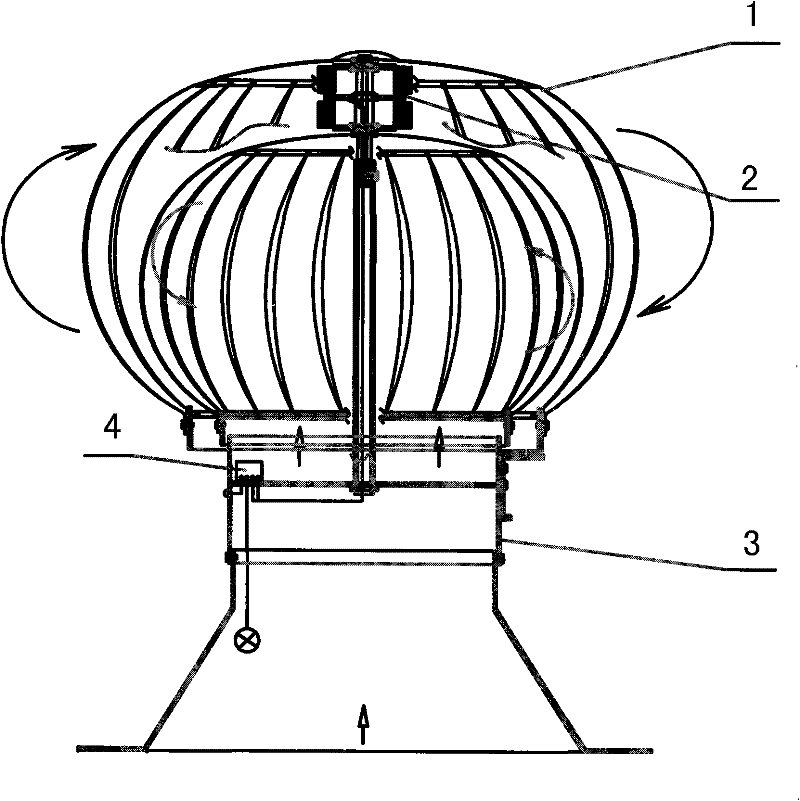 Dual-turbine interactive ventilation and power generation machine