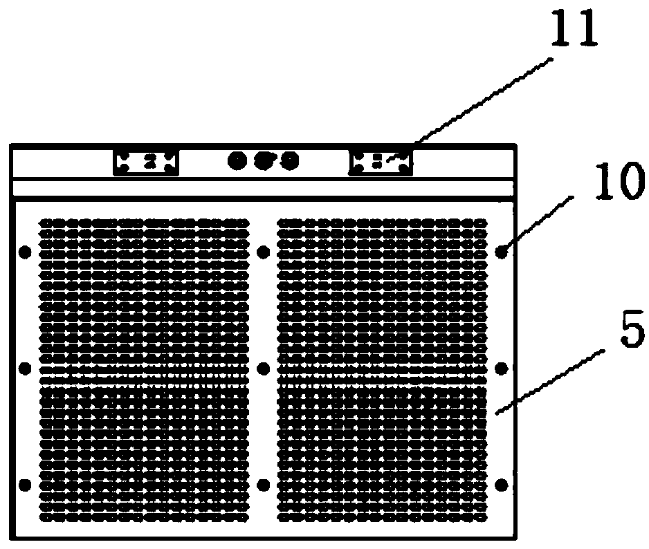 Air purification equipment for air return port of central air conditioner in enclosed space