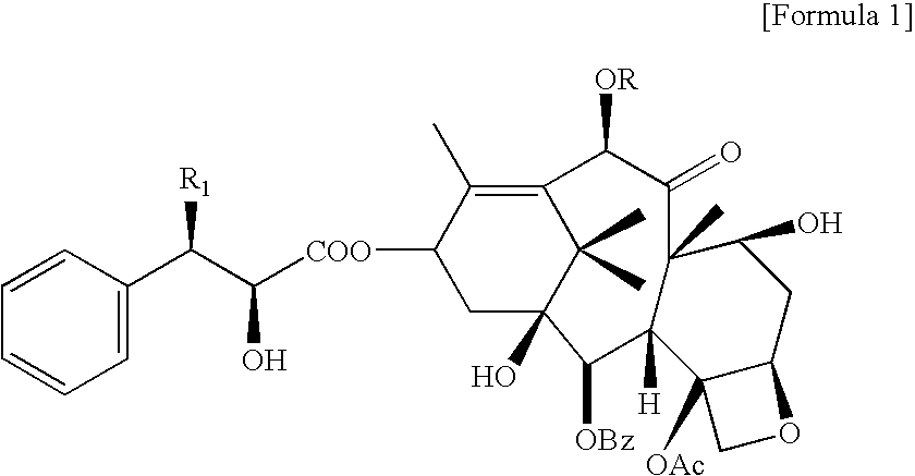 Lyophilized pharmaceutical composition with improved stability containing taxane derivatives, and method of manufacturing the same