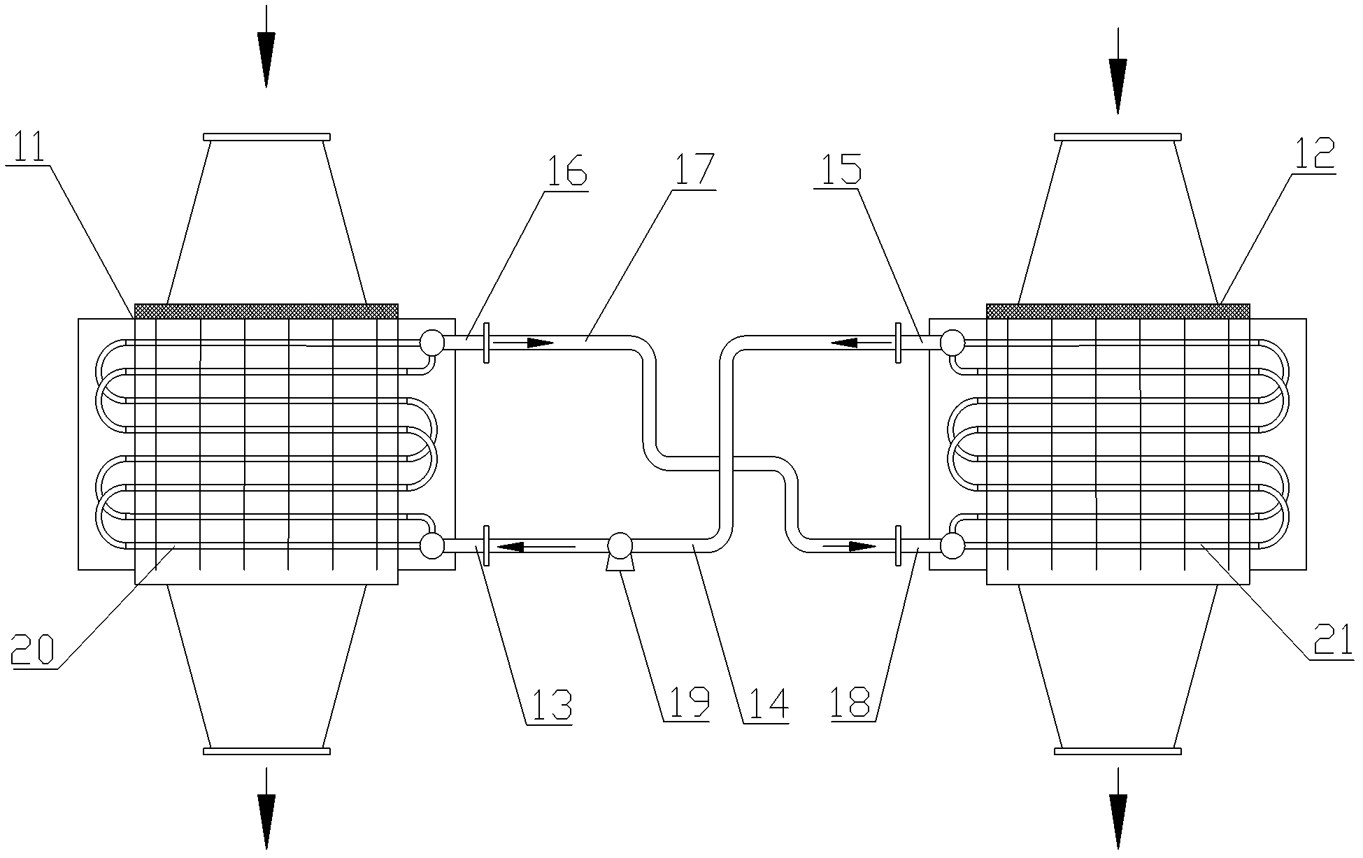 Solid particle heat exchanger