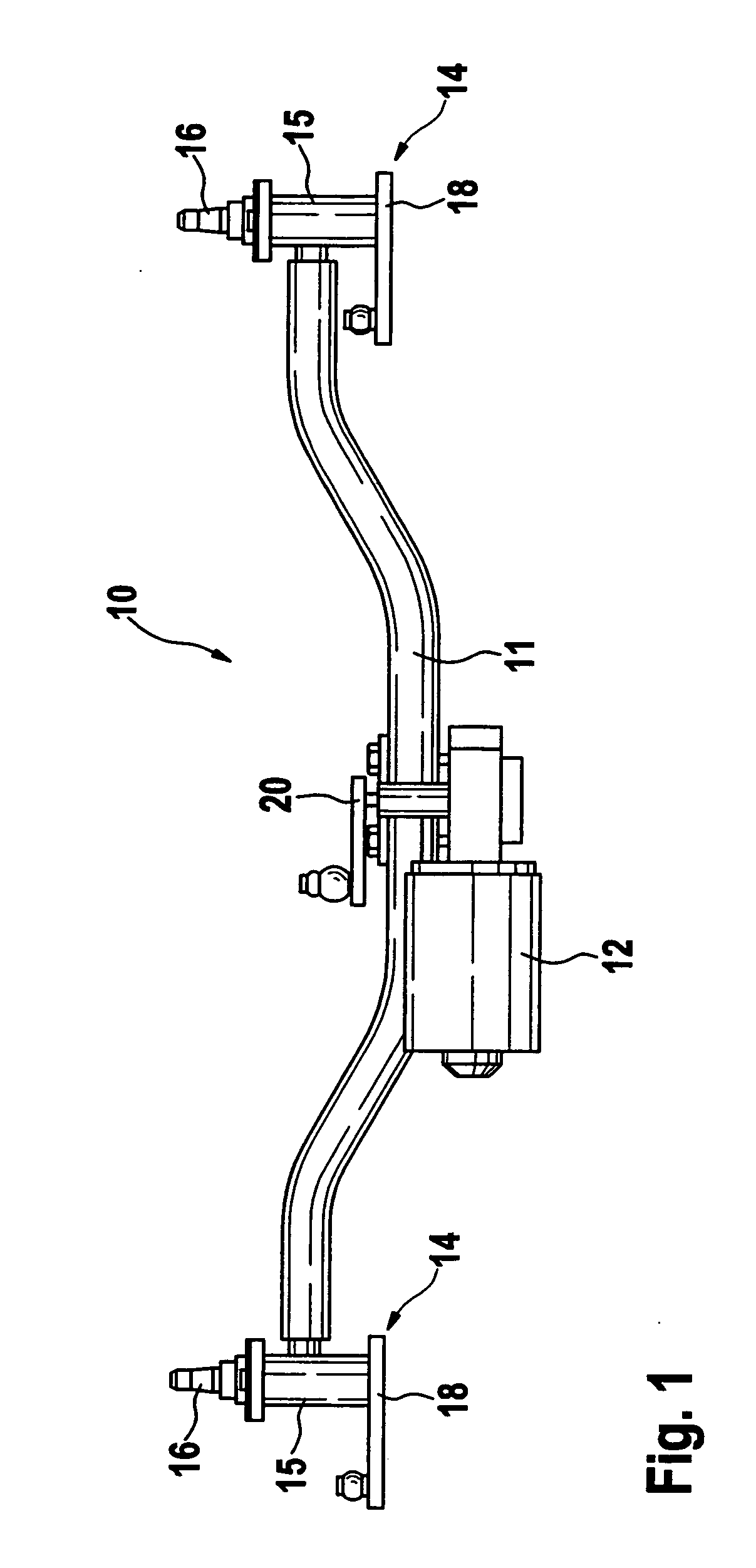 Windscreen wiping device, particularly for a motor vehicle