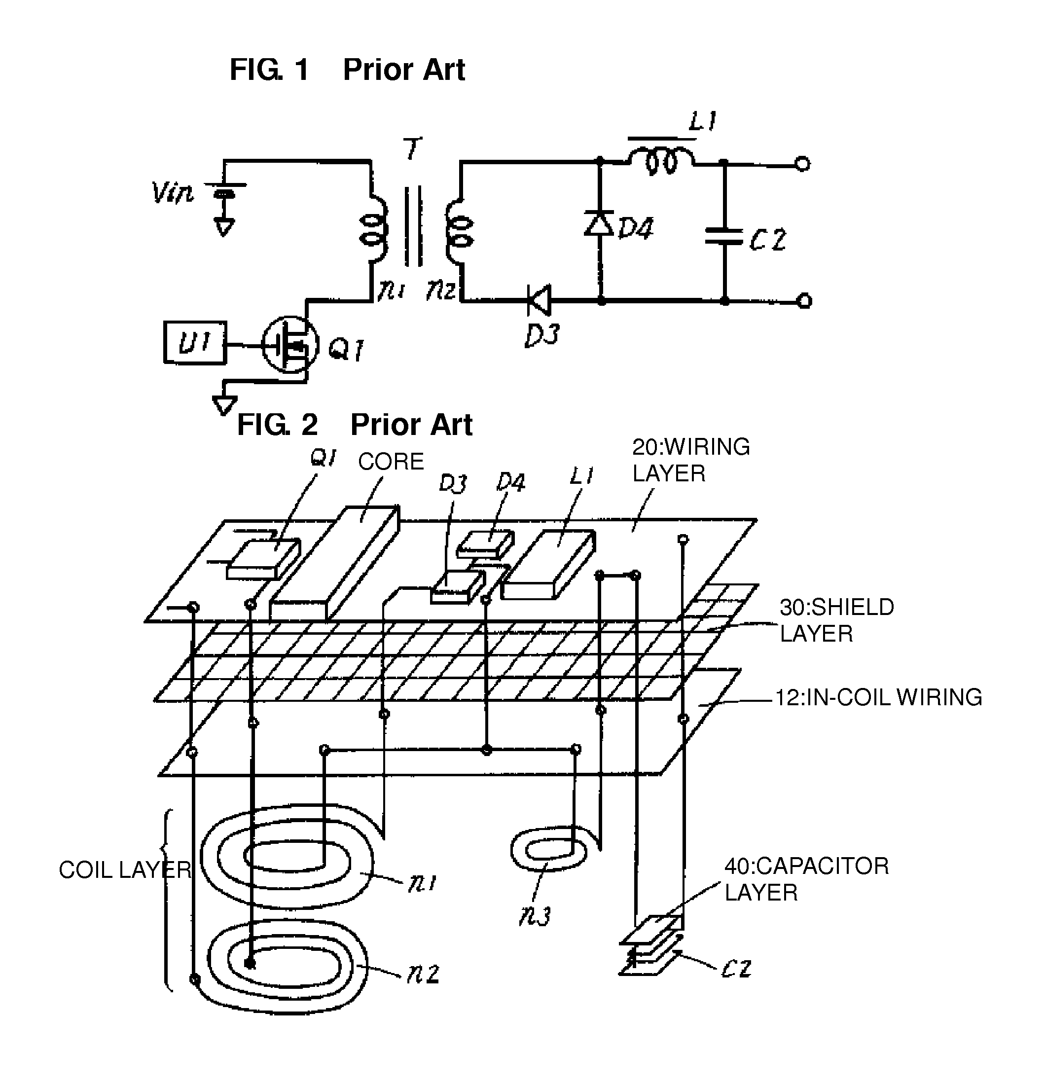 Coil-integrated switching power supply module