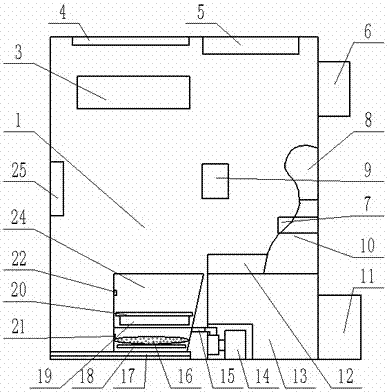 Small fumigation foot bath massage room capable of achieving paid use outdoors or indoors