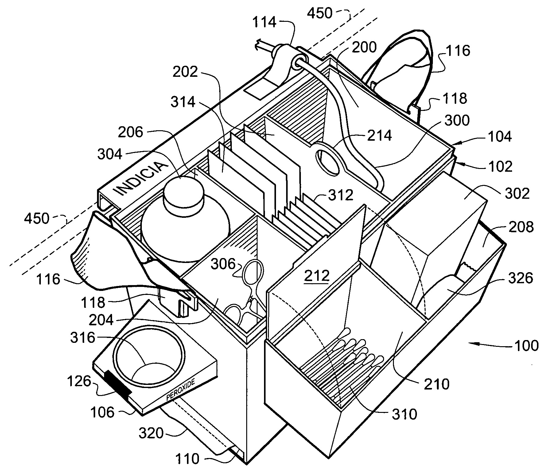 Tracheostomy care container system