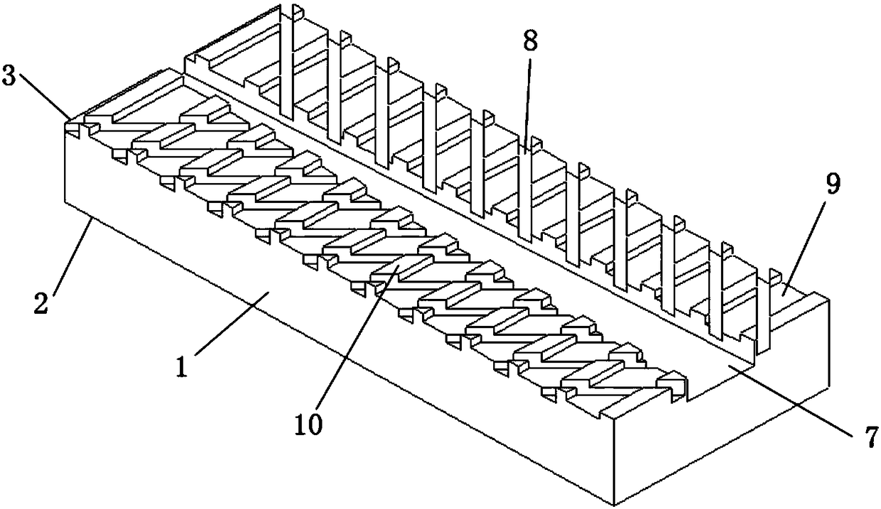 Abrasion plate for vortex track braking system, vortex track braking system and manufacturing method of abrasion plate