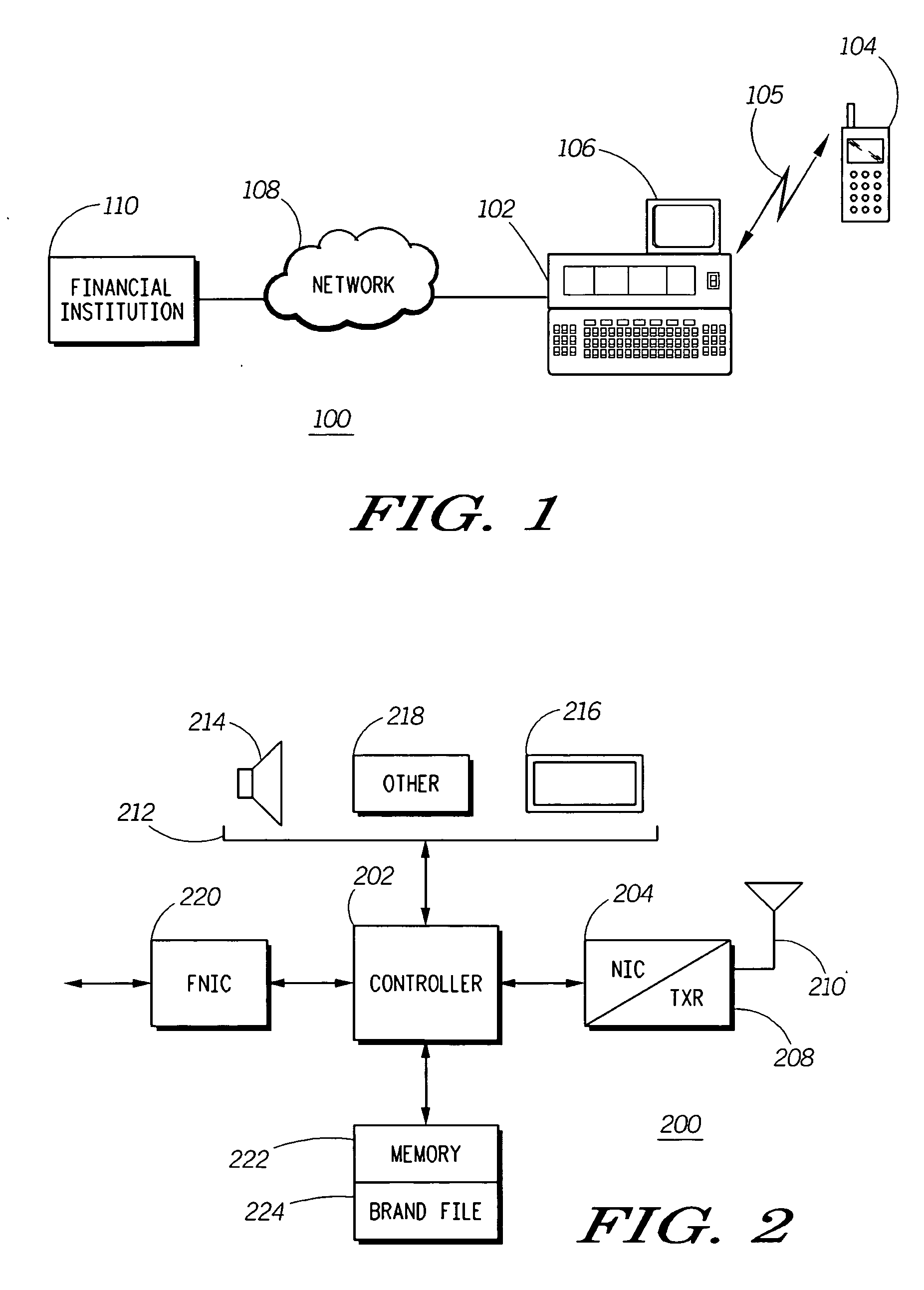 Payment brand announcement at a wireless payment point of sale device