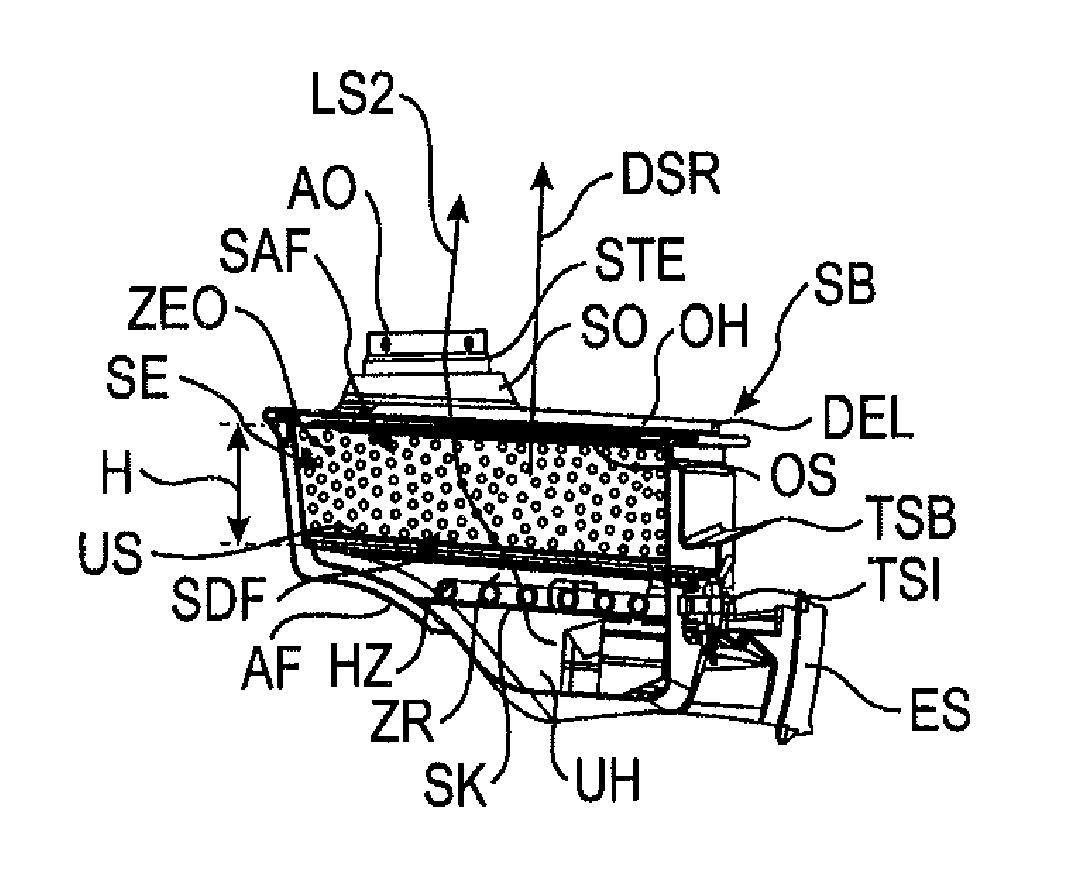 Dishwasher with sorption drying device