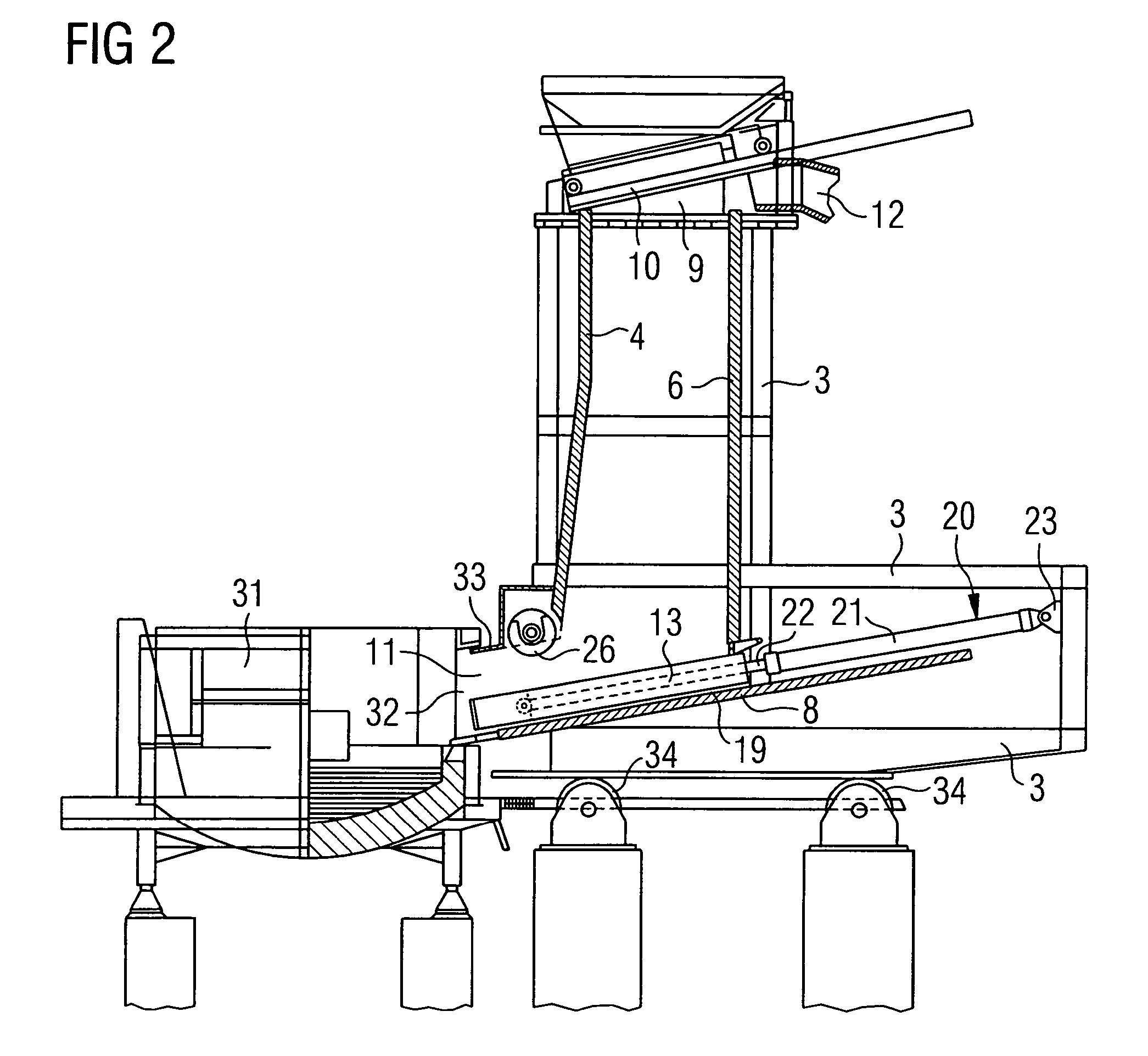 Charging device, especially charging stock preheater