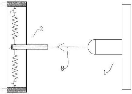 Portable positioning device for underground excavation tunnel grating steel frame