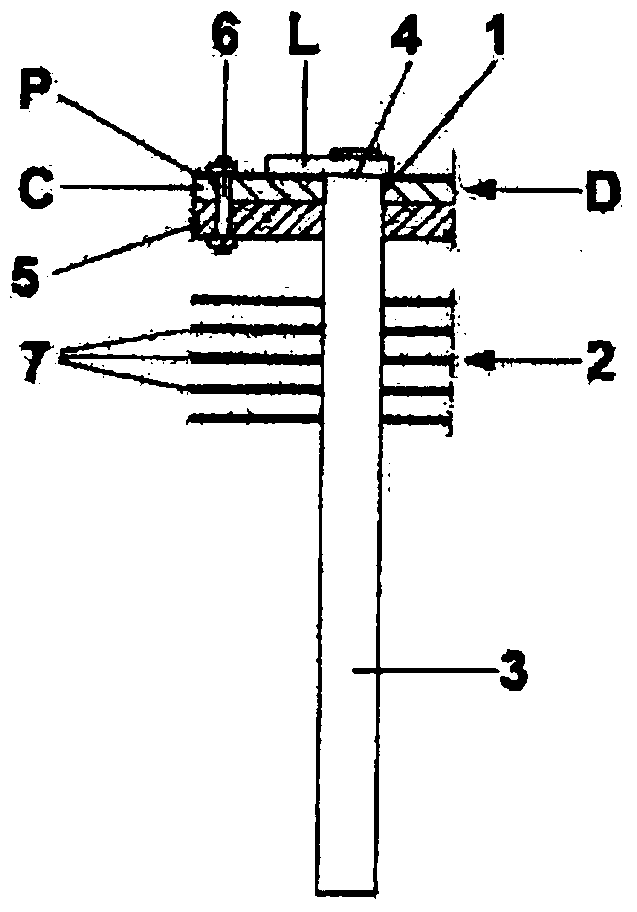 A led lighting device with integrated heatsink