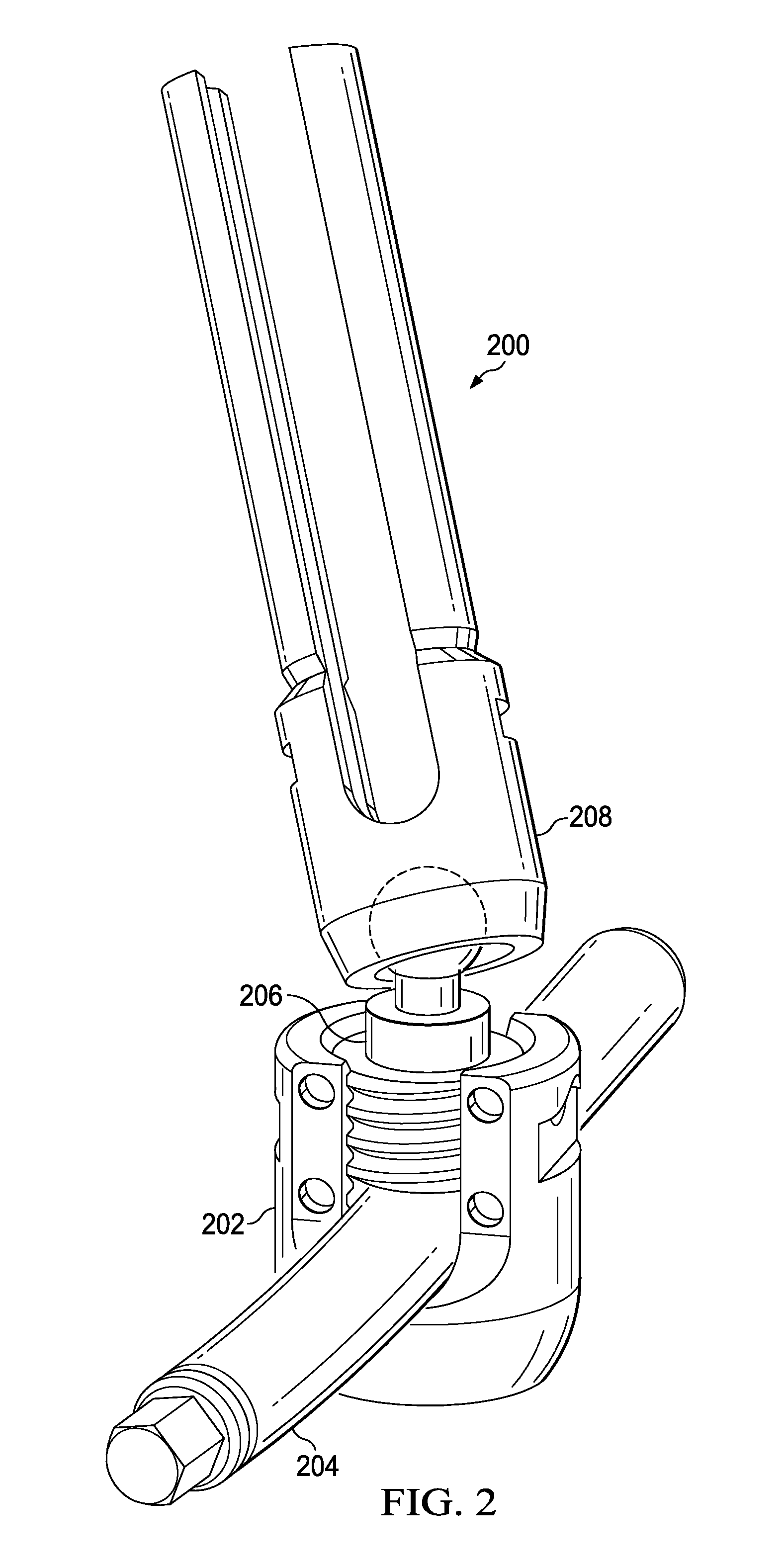 Percutaneous modular head-to-head cross connector