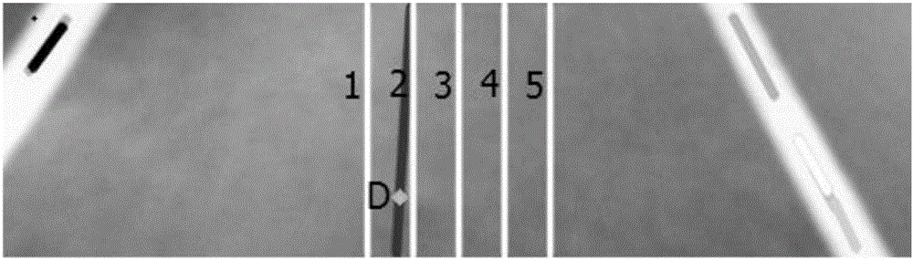 Autonomous robot inspection method based on double yellow line detection