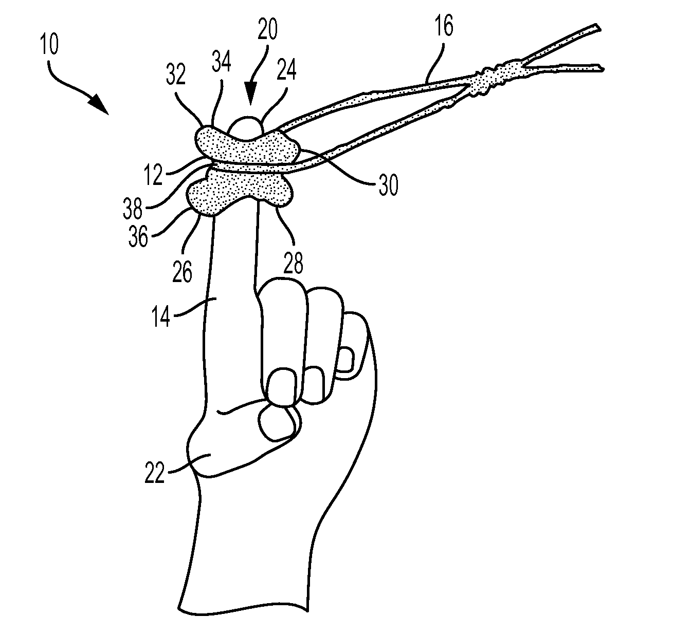 Hair threading apparatus and method