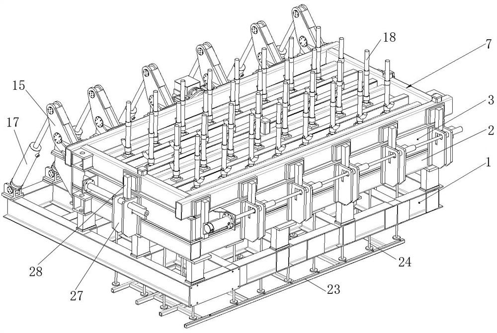 Foam plastic device for manufacturing ultralow-energy-consumption building heat preservation plate