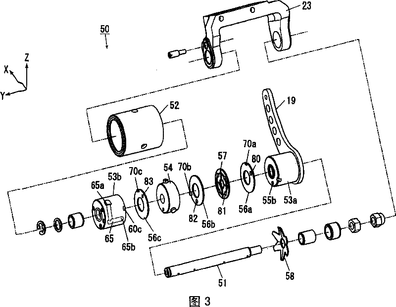 Pulling device of sewing machine