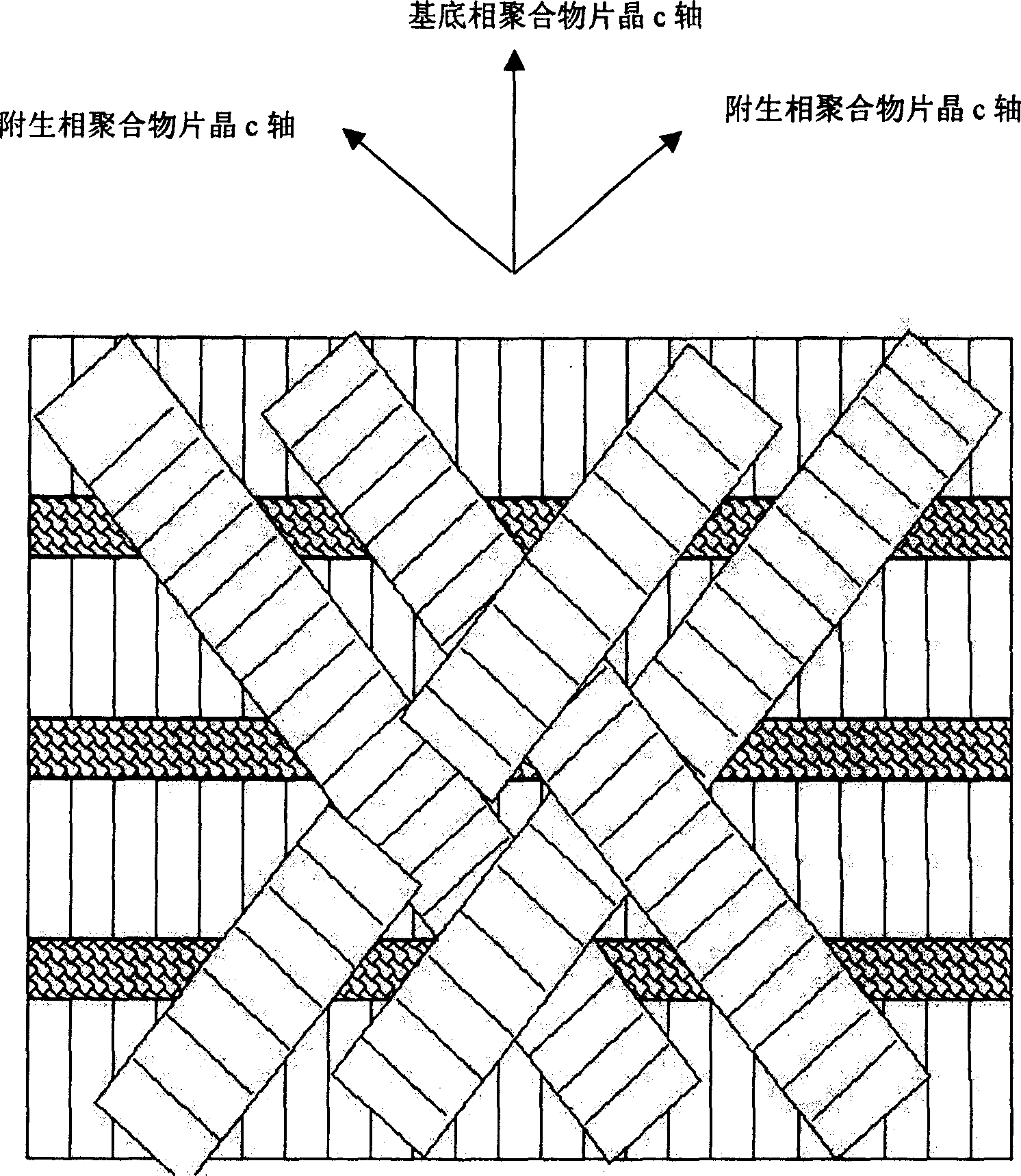 Multilayer polymer compound packaging material with with nano layer texture and its processing method