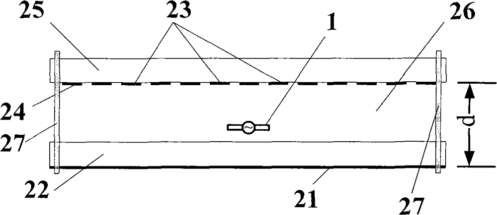 High-gain resonant antenna capable of realizing polarization change