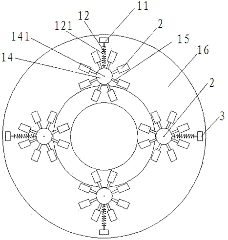 Carbon brush component and carbon brush assembly with same