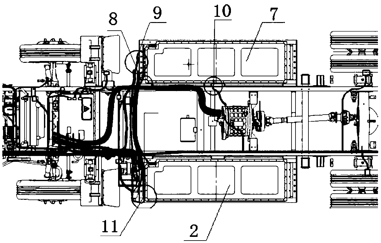 Battery bracket and power supply device