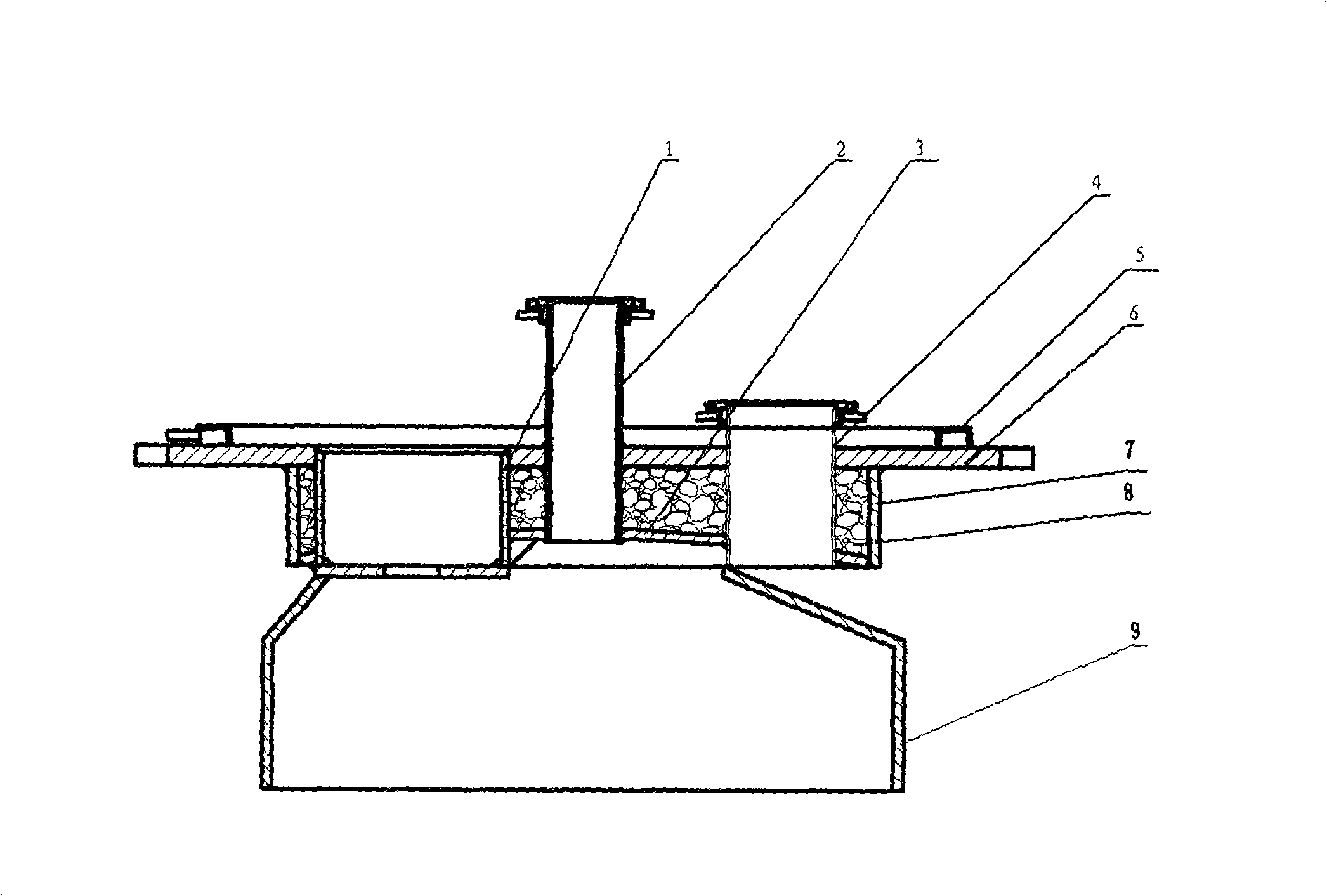 Furnace lid for manufacturing titanium sponge