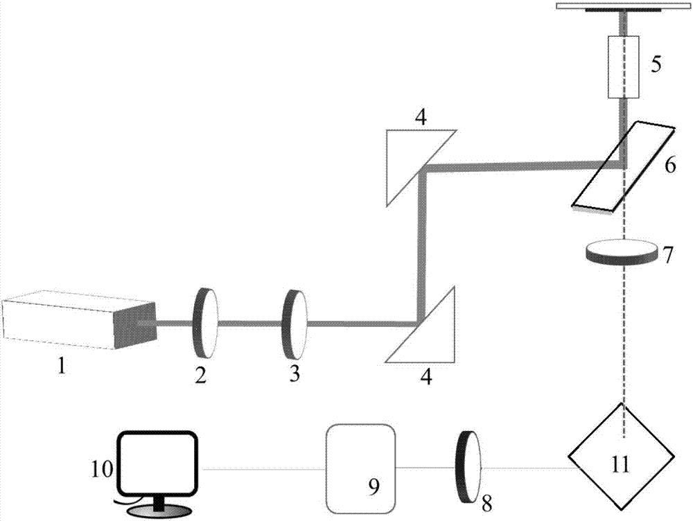 Raman spectrometer for detecting specific narrow wave number range