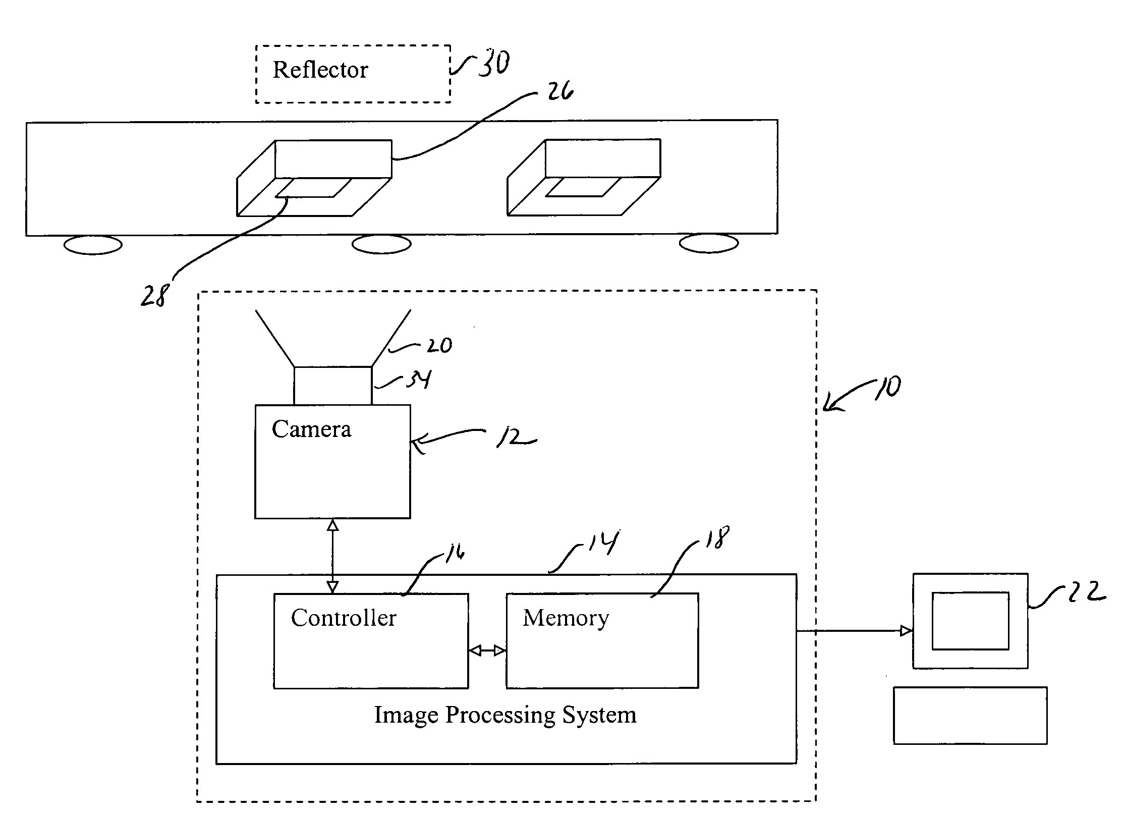 Trigger system for data reading device