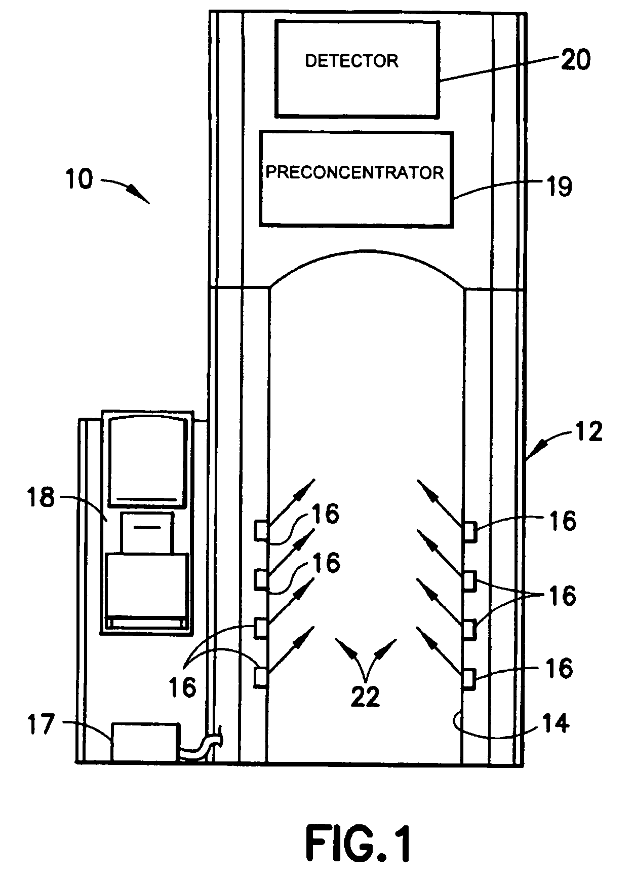 Particle sampling preconcentrator