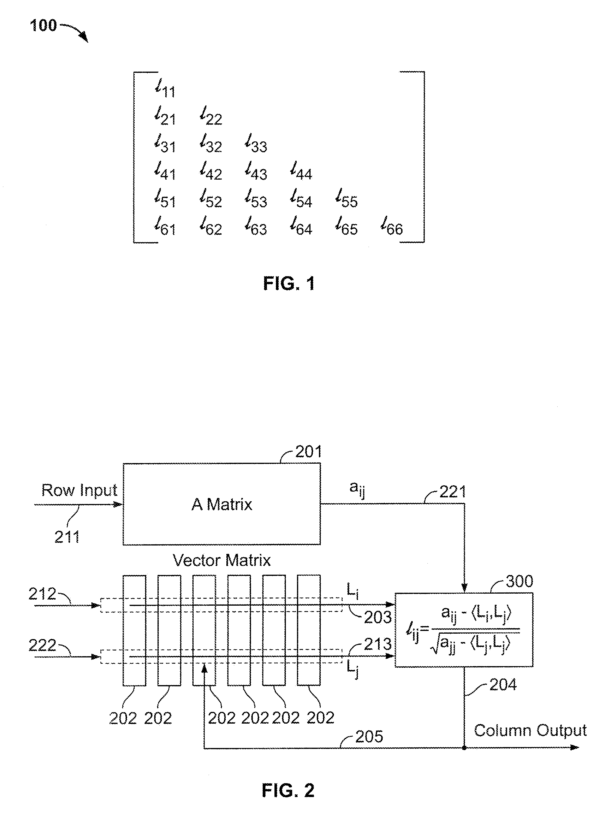 Matrix operations in an integrated circuit device