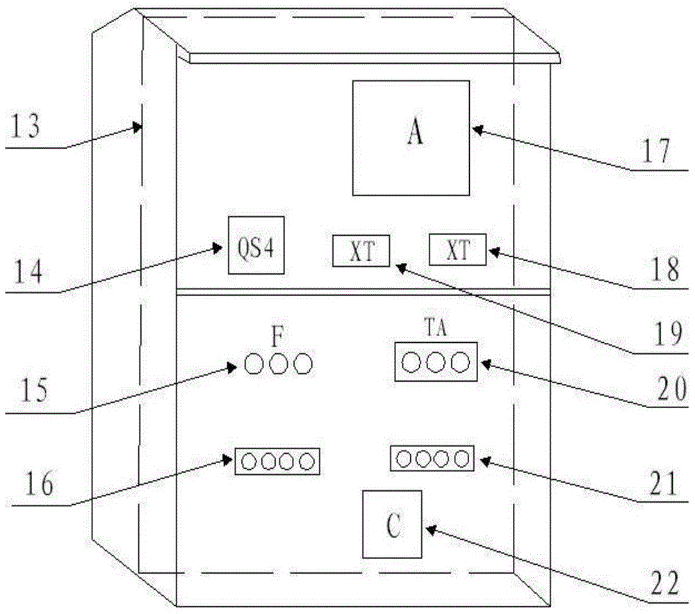 Motor control cabinet of pumping unit