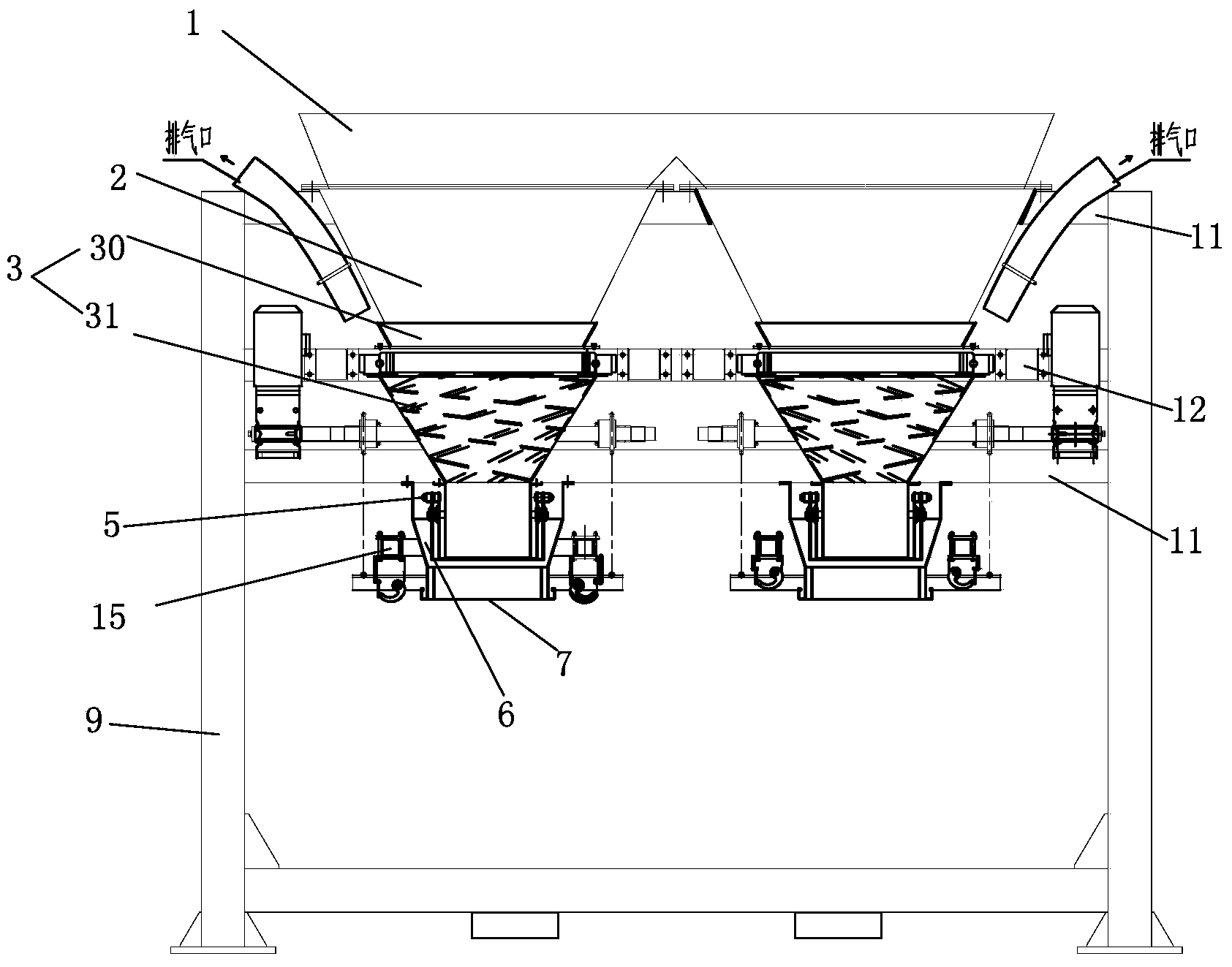 Tonnage-load bag filling equipment